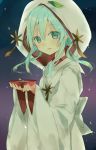  1girl green_eyes green_hair hatsune_miku high_res kakizato kimono leaf looking_at_viewer solo uchikake vocaloid wafuku yuki_miku 