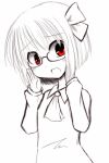  bespectacled glasses iruru5666 rumia sketch spot_color touhou 