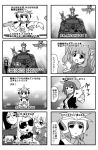  akiyama_yukari comic darjeeling girls_und_panzer isuzu_hana katyusha kay_(girls_und_panzer) long_hair monochrome nanashiro_gorou nishizumi_maho nishizumi_miho nonna reizei_mako short_hair takebe_saori translation_request 