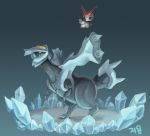  dragon ice js kyurem no_humans pokemon pokemon_(game) pokemon_bw victini 