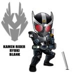  1boy armor belt broken_sword character_name kamen_rider kamen_rider_ryuki kamen_rider_ryuki_(series) male maru_(pixiv587569) mask solo sword weapon 