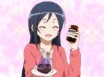  1girl aragaki_ayase black_hair closed_eyes hiro_23_kura long_hair ore_no_imouto_ga_konna_ni_kawaii_wake_ga_nai solo valentine 