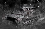  cannon caterpillar_tracks emblem girls_und_panzer gun machine_gun military military_vehicle panzerkampfwagen_iv signature snow sousei_ou tank vehicle weapon 
