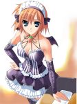  bustier carrot cleavage dress smile waitress wings 