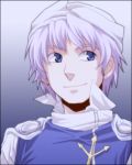  hat lavender_hair letty_whiterock purple_eyes rex_k short_hair smile solo touhou violet_eyes 