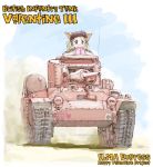  cat_ears caterpillar_tracks chocolate diamond heart ilma military military_vehicle pun tank valentine valentine_(tank) vehicle world_war_ii wwii 