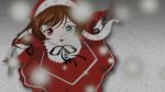 christmas dress heterochromia highres long_hair photoshop rozen_maiden snow suiseiseki wallpaper 