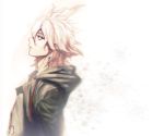  1boy dangan_ronpa grey_eyes jacket kitsunen_(kitune_n) komaeda_nagito long_hair solo super_dangan_ronpa_2 white_hair 