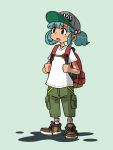  :o backpack bag baseball_cap casual hat kawashiro_nitori pants sixxxx solo touhou 