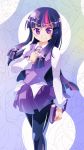  black_legwear book jewelry long_hair my_little_pony my_little_pony_friendship_is_magic personification purple_hair redhead ring skirt twilight_sparkle violet_eyes xin_yu_hua_yin 