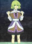  1girl blonde_hair crying crying_with_eyes_open furorida green_eyes highres mizuhashi_parsee pointy_ears scarf short_hair solo tears touhou 