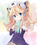  1girl blonde_hair blue_eyes buran_(kure) choujigen_game_neptune choujigen_game_neptune_mk2 highres histoire solo v 