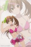  1girl absurdres bikini breasts chuunibyou_demo_koi_ga_shitai! cleavage highres nibutani_shinka official_art scan swimsuit tagme 